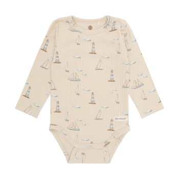 En Fant Body LS Rib Fog