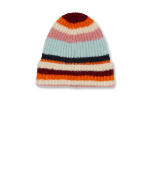 AO76 Strickmütze faye hat mullti stripe multicolour