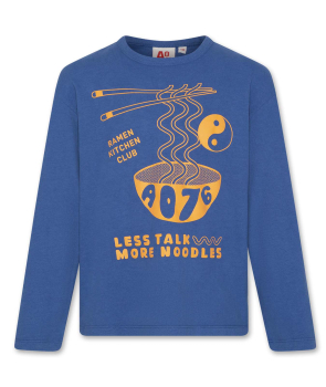 AO76 ben Langarmshirt ramen bright blue