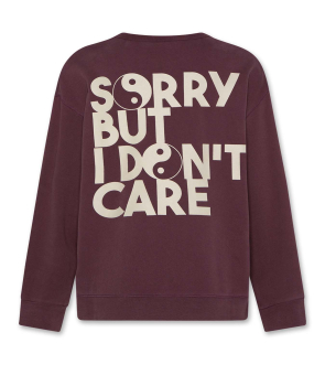 AO76 Sweatshirt sorry burgundy