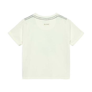Preview: En Fant T-shirt Egret mit Bootsaufdruck