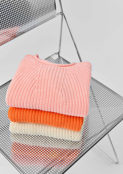 Preview: Molo Strickpullover Gaye Peach Bud