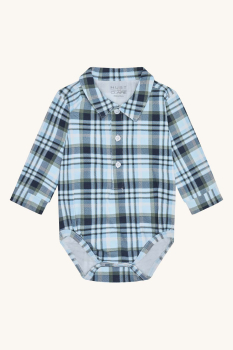 Hust & Claire HCBoye Fall Check Body-Shirt Iron blue