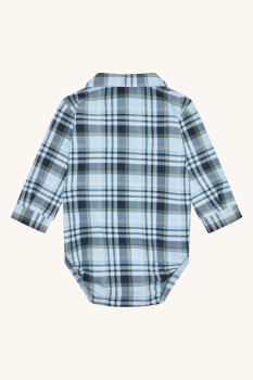 Hust & Claire HCBoye Fall Check Body-Shirt Iron blue