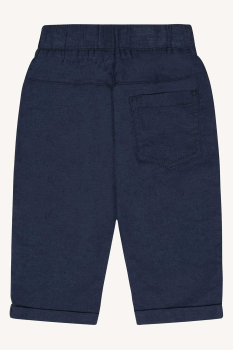 Preview: Hust & Claire HCTimon Cotton-Linen Baby Hose Blues
