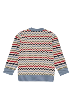 Preview: Hust & Claire HCPelle StripesStrickpullover Sandshell