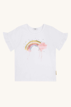 Hust & Claire HCAlma Rainbow T-shirt White