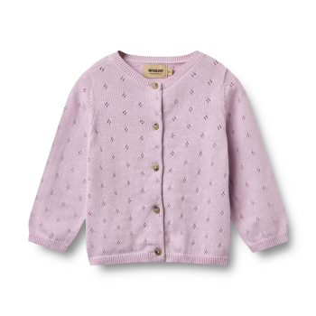 Wheat Strick-Cardigan lavender