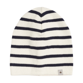 Huttelihut Mütze Stripe Knit Navy Blazer