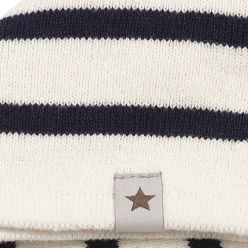 Preview: Huttelihut Mütze Stripe Knit Navy Blazer