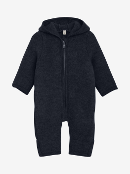Huttelihut Woll-Anzug Overall Fleece Navy