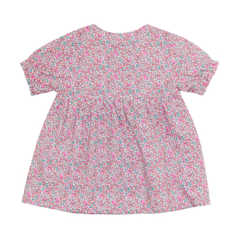Preview: Huttelihut baby Kleid in Liberty Fabric Plumeria