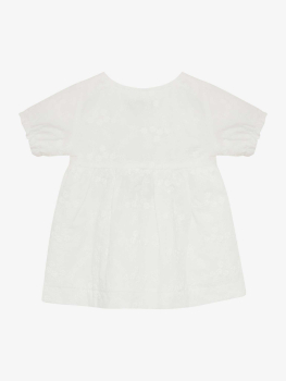Preview: Huttelihut Baby Kleid Embroidery Antique White