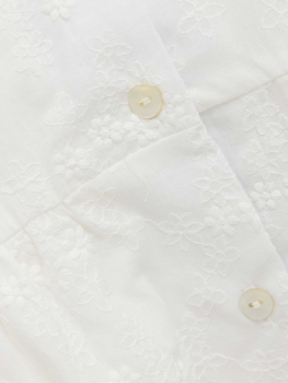 Preview: Huttelihut Baby Kleid Embroidery Antique White