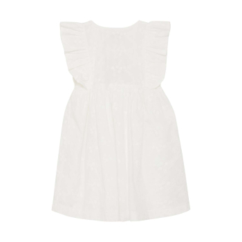 Preview: Huttelihut Sommerkleid Embroidery mit Rüschen Antique White