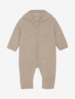 Huttelihut Wollfleece Anzug Camel Melange