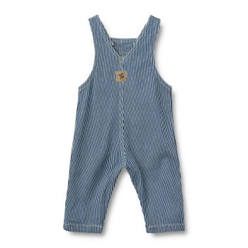 Preview: Wheat Overall Latzhose Ivan denim stripe Unisex