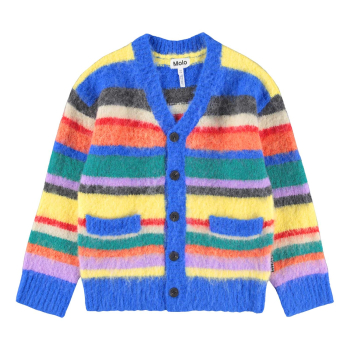 Molo Strickjacke Brutus Fuzzy Stripe