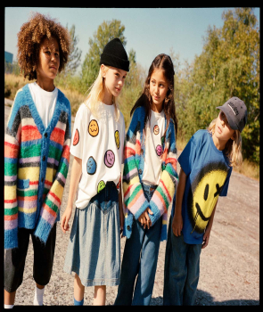 Molo Strickjacke Brutus Fuzzy Stripe
