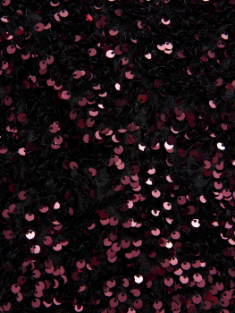 Creamie festliches Paillettenkleid - Velour Sequins Vineyard Wine