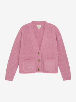 Creamie Cardigan -knitted Wild Rose