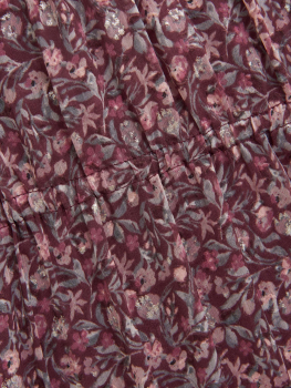Creamie Kleid -Woven Vineyard Wine