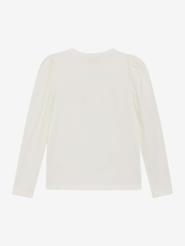 Creamie Langarmshirt Cloud mit silbernem Glitzer und Pailletten