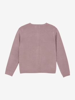 Creamie Cardigan Pointelle Woodrose