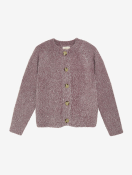 Creamie Strickjacke mit Glitzer Crushed Berry