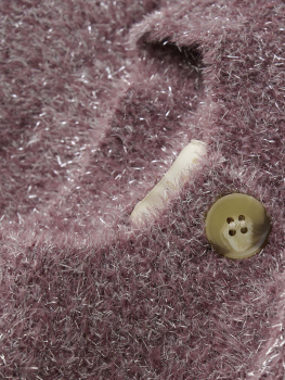 Creamie Strickjacke mit Glitzer Crushed Berry