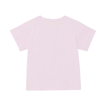 Preview: Creamie T-shirt Rose Pink mit Schleife und Kirschprint