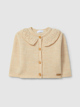 Laranjinha Baby Strickjacke COLLAR Old Pink