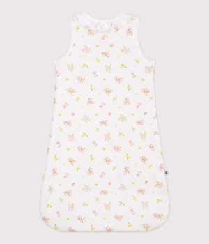 Preview: Petit Bateau Babyschlafsack aus Baumwolle mit Blumenmotiv
