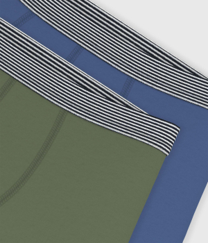 Preview: Petit Bateau einfarbige Set Kinder-Boxershorts variante 1