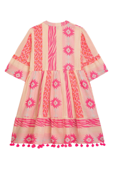 Preview: Danamade Kleid DLOTTE Neon Pink