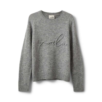 Sofie Schnoor MinnikSY Mädchen Strickpullover Grey melange