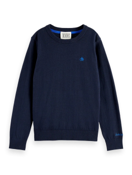 Scotch & Soda CORE LOGO REGULAR PULLOVER SKY CAPTAIN