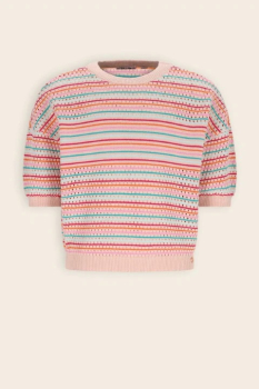 NoNo Strickpullover Ajour Top Minty Tinty