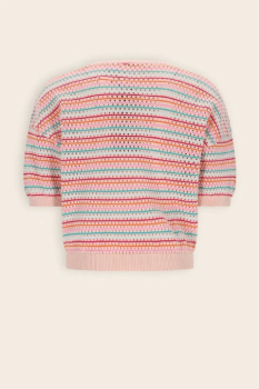 Preview: NoNo Strickpullover Ajour Top Minty Tinty