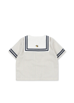 Preview: Konges Sløjd Allie Sailor Hemd  BLEU STRIPE