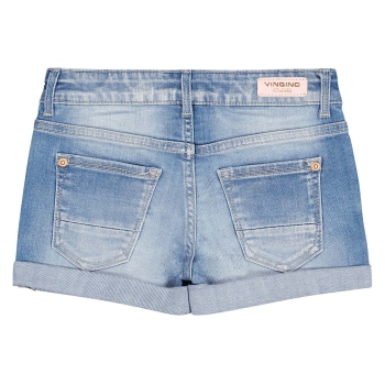 Vingino M√§dchen Jeans-Shorts DAMARA Mid Blue Wash