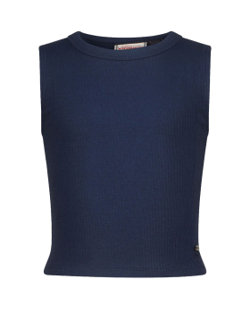 Preview: Vingino T-shirt Icon-Crop rib tee Dark Blue