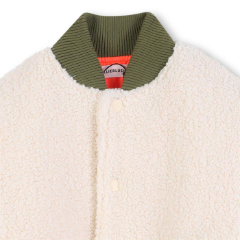 Billiebush Plüschige Stoffjacke Hell Beige