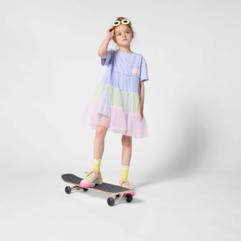 Billieblush Kleid mit Tüll-Unterrock Violett