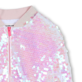 Preview: Billieblush Glitzer-Bomberjacke weiss