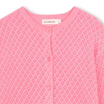 Billieblush Strickjacke mit Glitzer in fuchsia