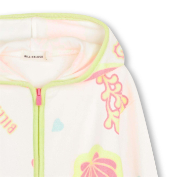 Preview: Billieblush Kapuzenstrickjacke Beige elfenbein