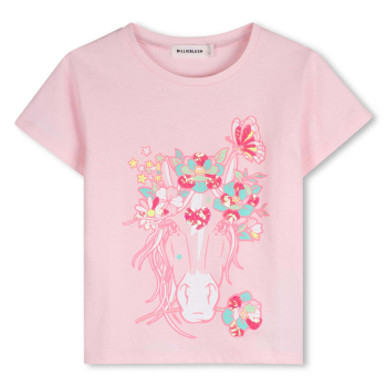 Billieblush KURZARM T-SHIRT Rosa mit Pailletten verziert