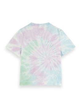 Scotch & Soda Relaxed-fit knotted tie-dye T-shirt Tie Dye