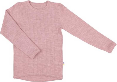 JOHA Basic Shirt Wolle-Seide in rosa
